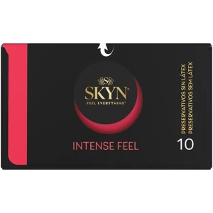 SKYN - KONDOM MIT INTENSIVEM GEFÃHL UND STRUKTURIERTEM WELLENDESIGN, 10 EINHEITEN